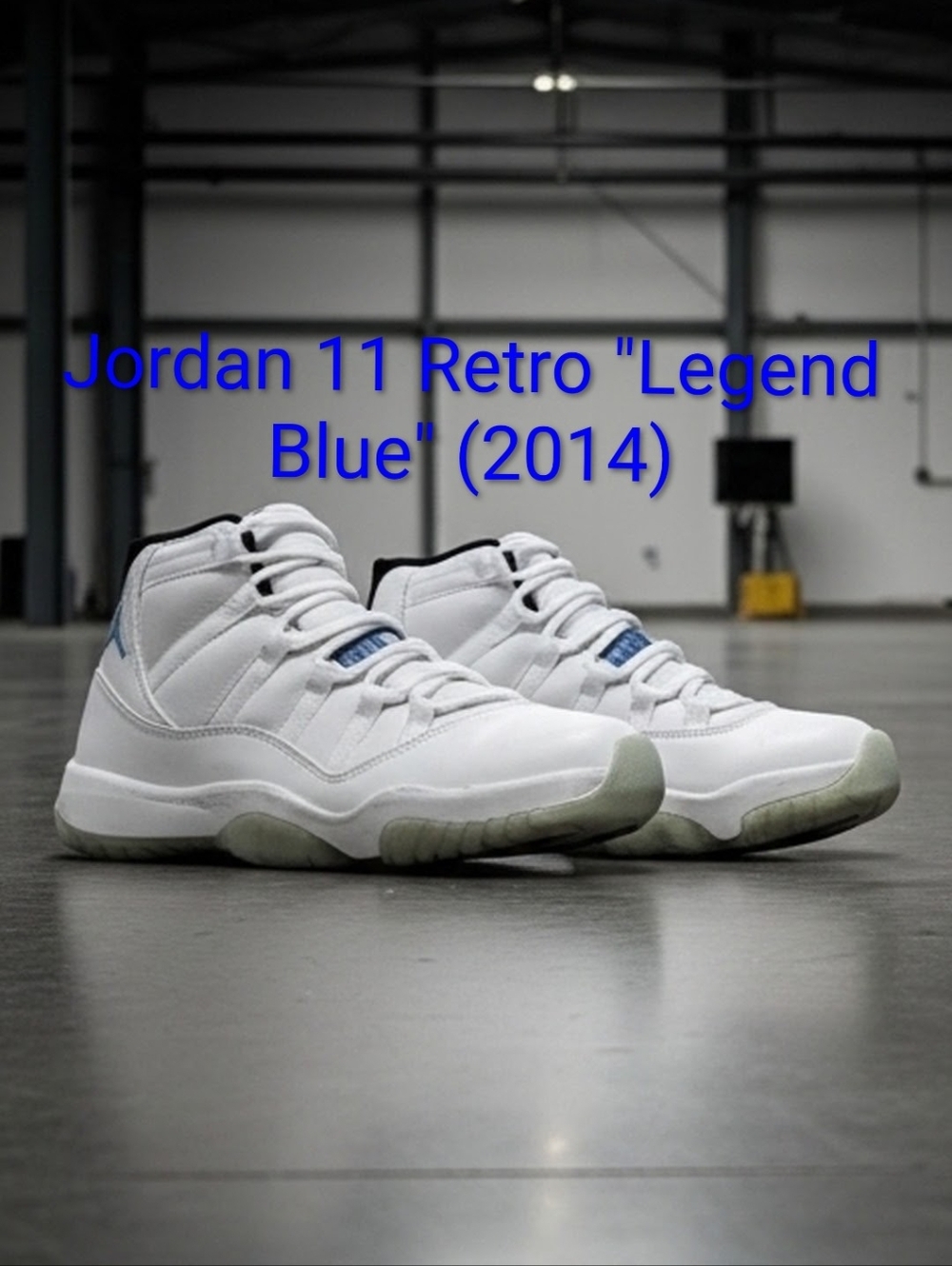 Jordan 11 Retro "Legend Blue" (2014) Mens 10 Womens 11.5 OG BOX EUC